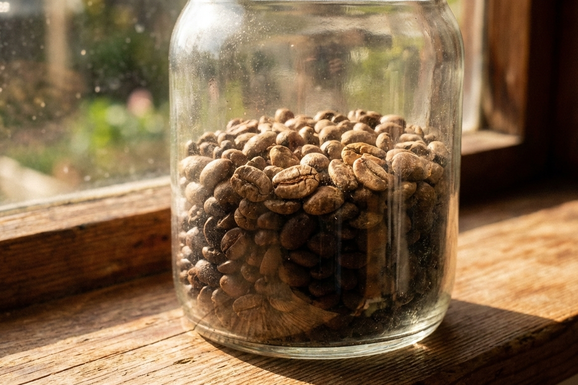 incorrect coffee storage